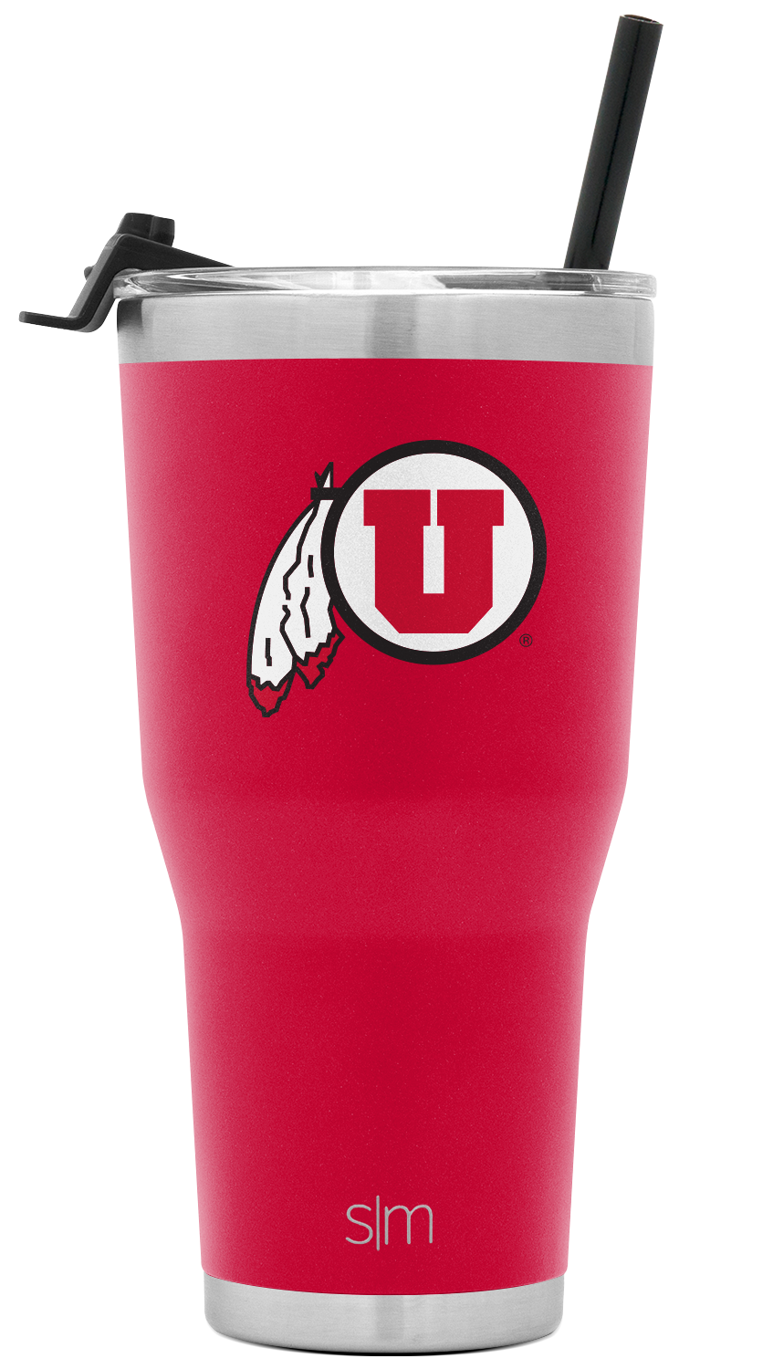 Collegiate Cruiser Tumbler with Flip Lid and Straw