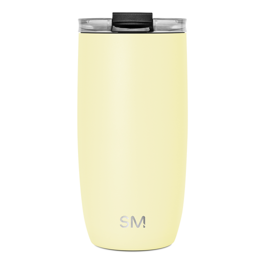 Voyager Tumbler with Clear Flip Lid & Straw