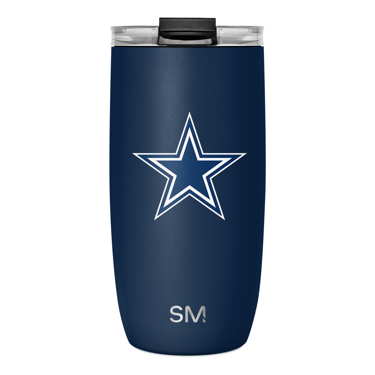 NFL Voyager Tumbler with Clear Flip Lid & Straw