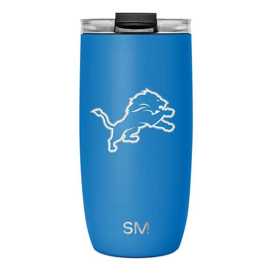 NFL Voyager Tumbler with Clear Flip Lid & Straw