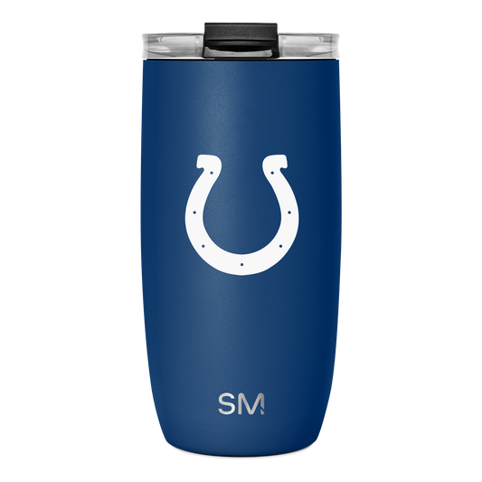 NFL Voyager Tumbler with Clear Flip Lid & Straw