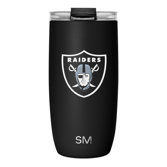 NFL Voyager Tumbler with Clear Flip Lid & Straw