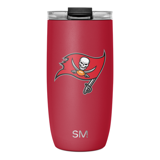 NFL Voyager Tumbler with Clear Flip Lid & Straw