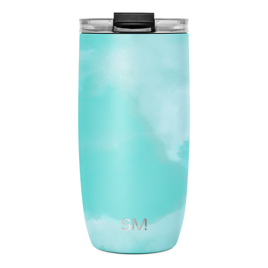 Voyager Tumbler with Clear Flip Lid & Straw
