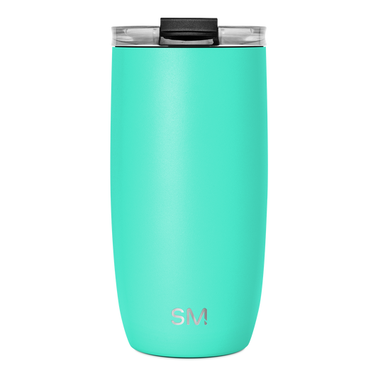 Voyager Tumbler with Clear Flip Lid & Straw