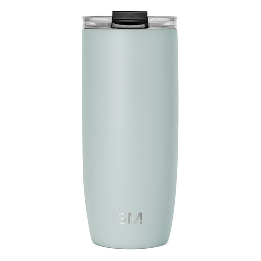 Voyager Tumbler with Clear Flip Lid & Straw