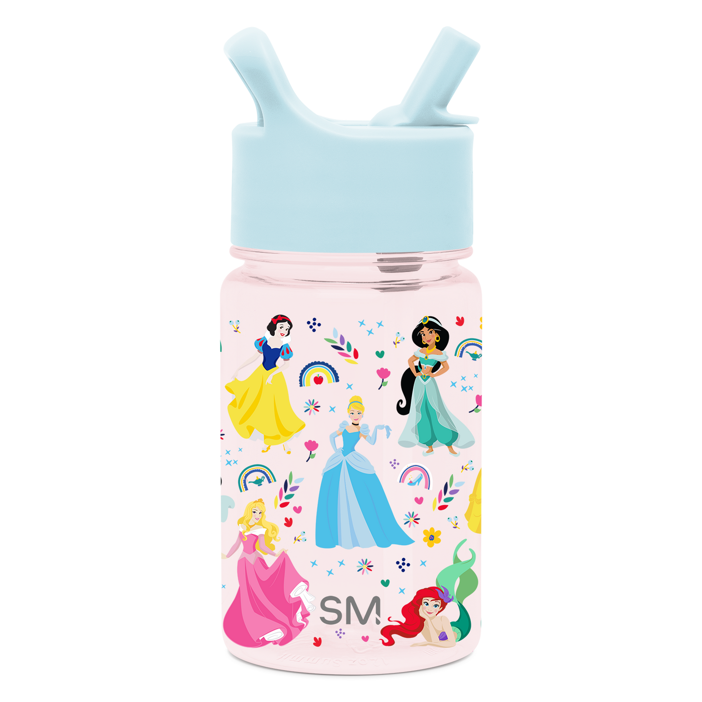 Summit Kids Plastic Water Bottle with Straw Lid
