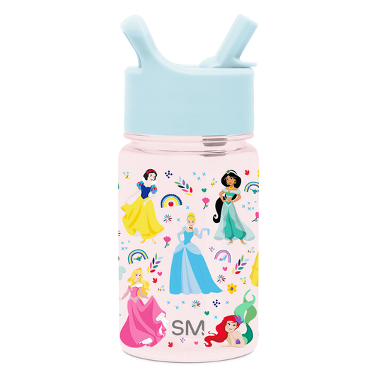 Summit Kids Plastic Water Bottle with Straw Lid