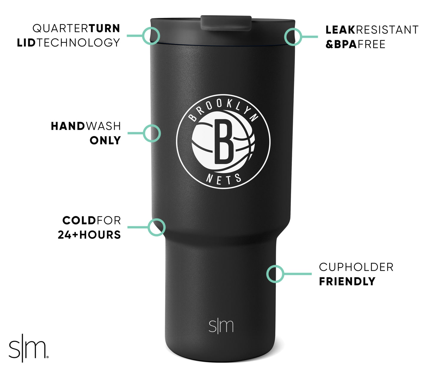 NBA Trek Tumbler with Flip Lid